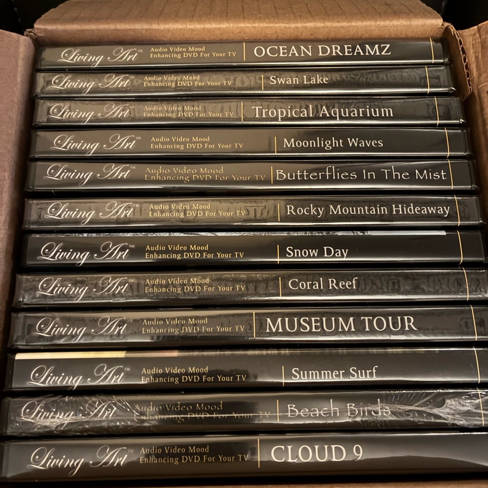 Living Art Audio Video Elite Series Mood DVD Set of 12